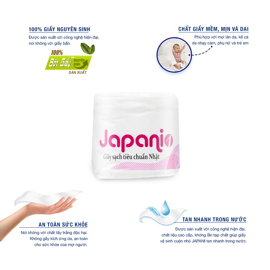 Lợi ích khi sử dụng Giấy vệ sinh cuộn nhỏ Japani One